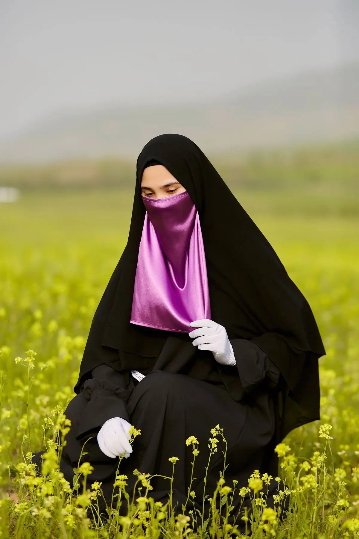Muslim hijab for women Islamic hijab solid color satin hijab Islamic face scarf Arab Headband Breathable
