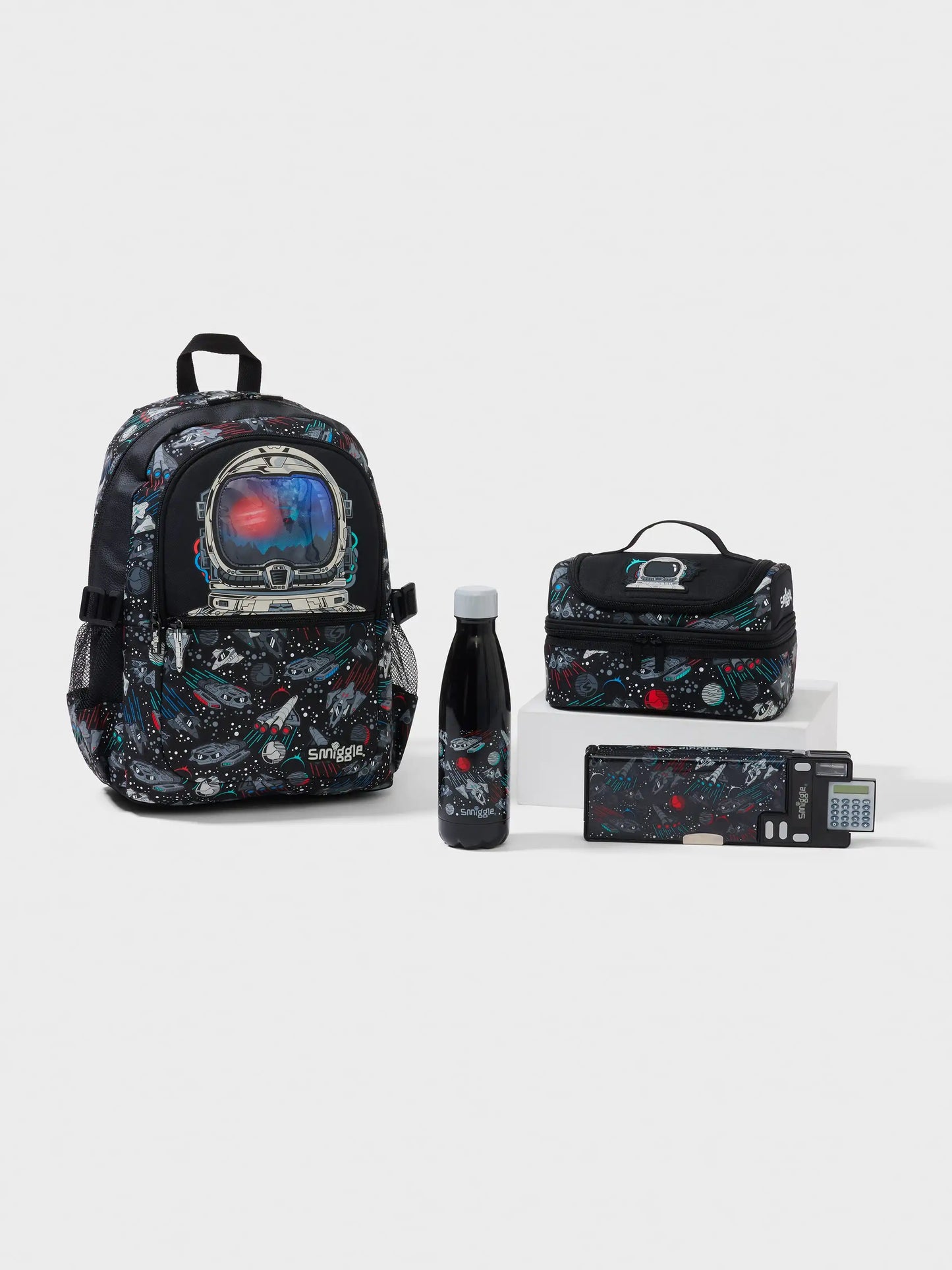 Australian Smiggle backpack cartoon space interstellar backpack, wallet, meal bag, pencil case single item purchase