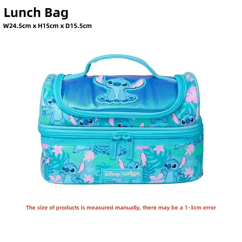 Genuine Australia Smiggle Backpack Disney Cartoon Series Stitch School Bag Anime Backpack Student Gift Separate Purchases