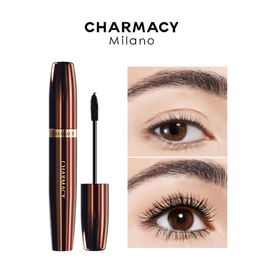 CHARMACY Lengthening 3D Mascara Black Thick Eyelash Extension Eye Lashes Longlasting Mascara Waterproof Makeup Cosmetic