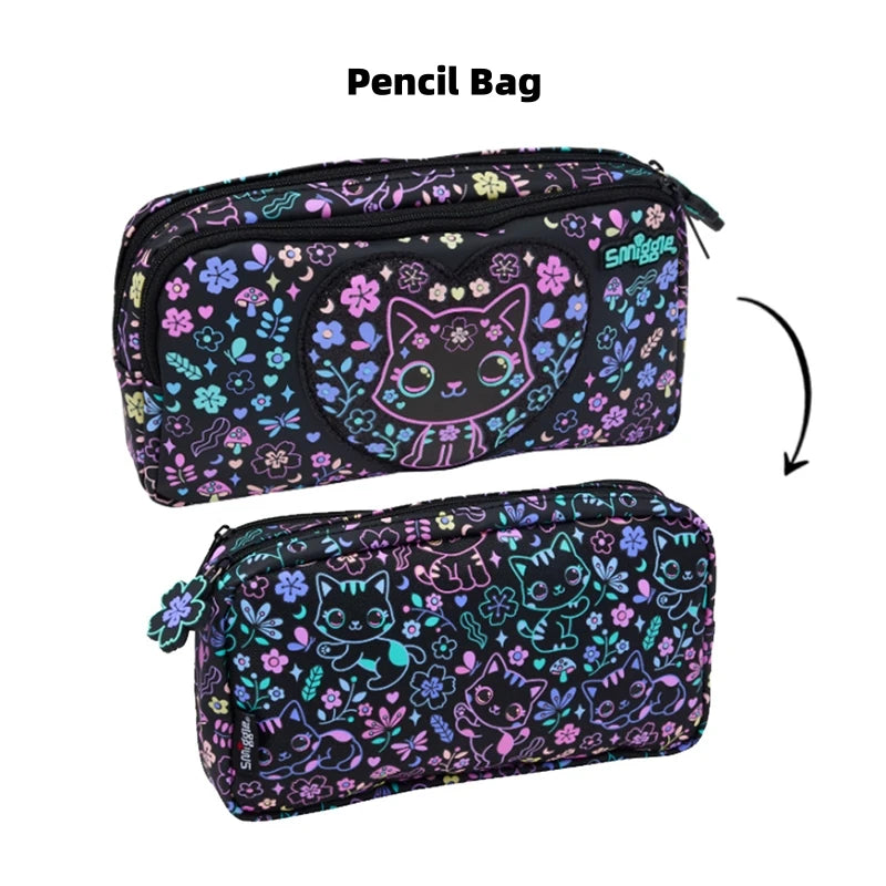 Genuine Australia Smiggle Backpack Cute Cat Cartoon Series School Bag Anime Backpack Student Gift Separate Purchases