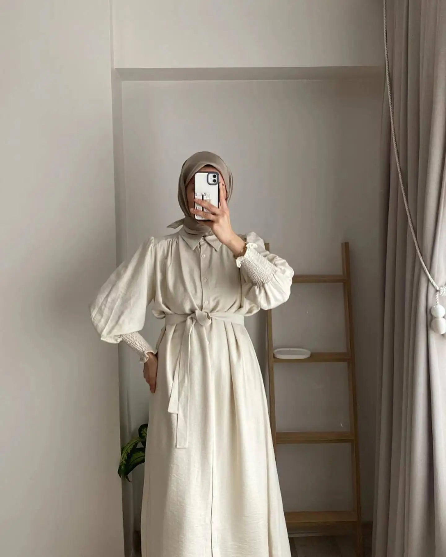 Abayas for Women Dubai Dresses Single Breasted Lace Up Jalabiya Arab Long Robe Ramadan Morocco Eid Muslim Kaftan Islam Vestidos