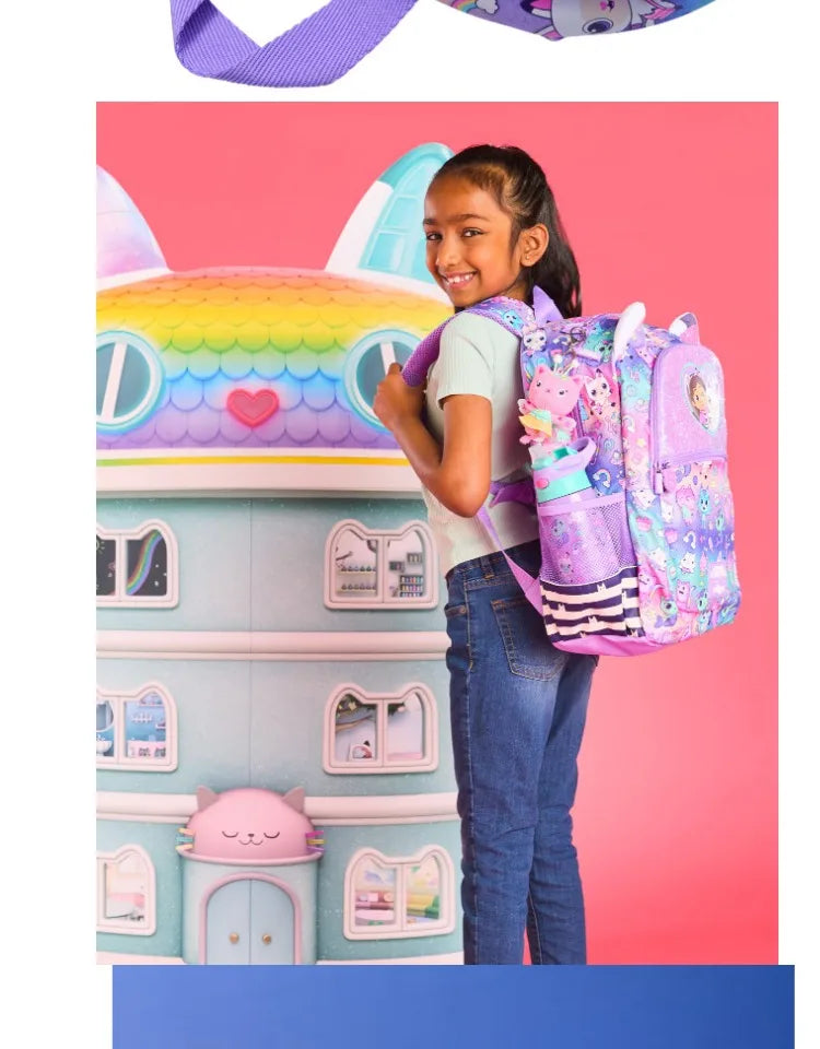 Genuine Australia Smiggle Backpack Gabby'S Dollhouse School Bag Cartoon Series Anime Backpack Student Gift Separate Purchases