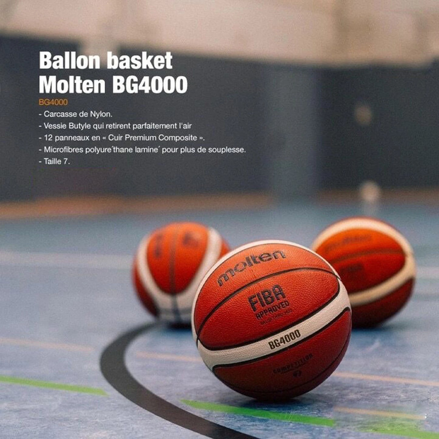 Molten Basketball PU Official Certification Competition Basketball Standard Ball Men's and Women's Training Ball SIZE 7 6 5