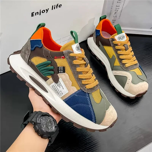 Trendy Men's Casual Running Shoes 2025 New Quality Fashion Sneakers for Mens Mesh Outdoor Tennis Training Shoes Tenis Masculino