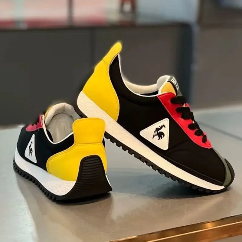 Official-website 2025 Men's Casual Sneakers Summer Comfortable Breathable Lace-up Running Shoes Men's Outdoor Soft-soled Shoes