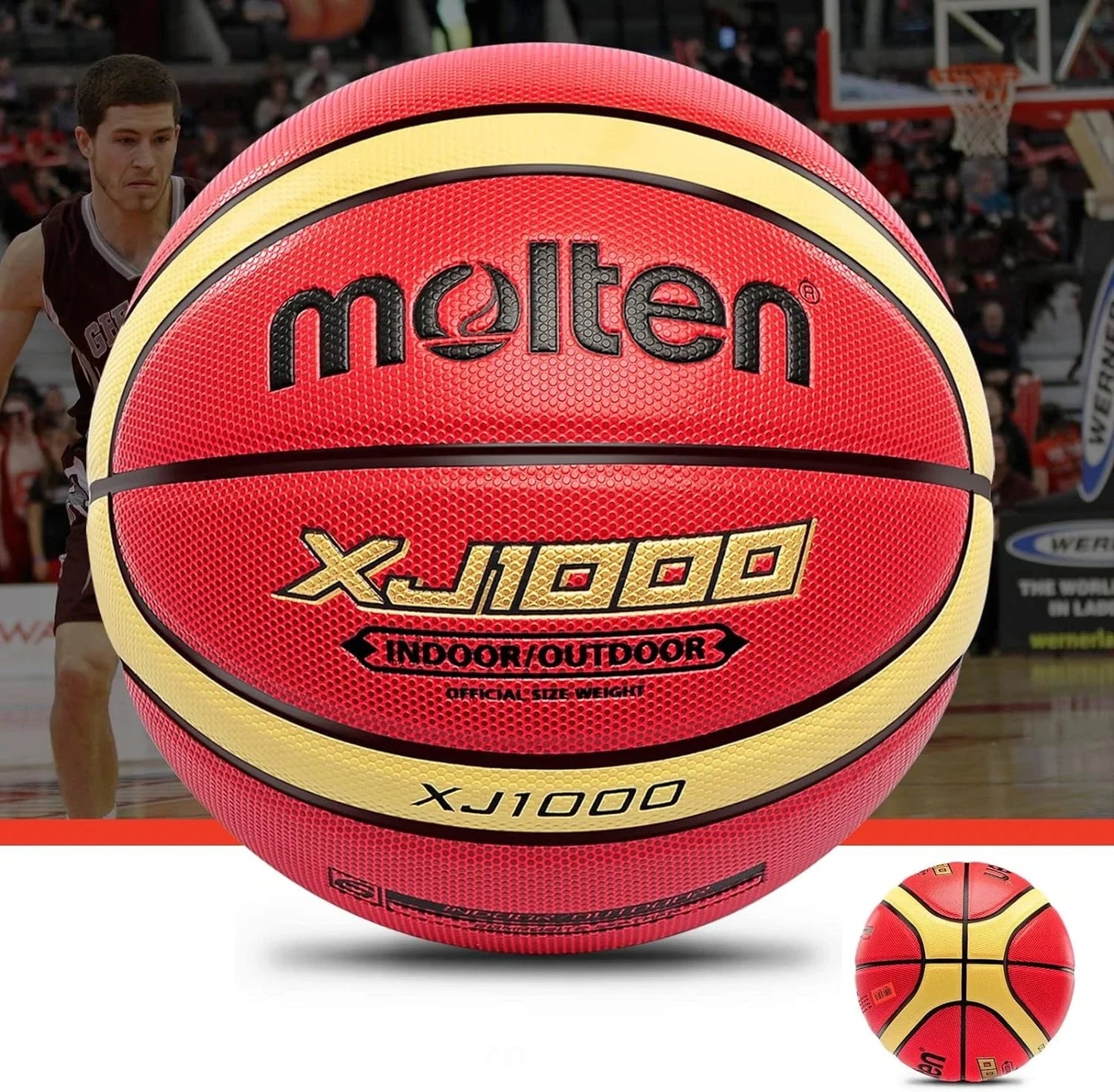 Molten Basketball PU Official Certification Competition Basketball Standard Ball Men's and Women's Training Ball SIZE 7 6 5