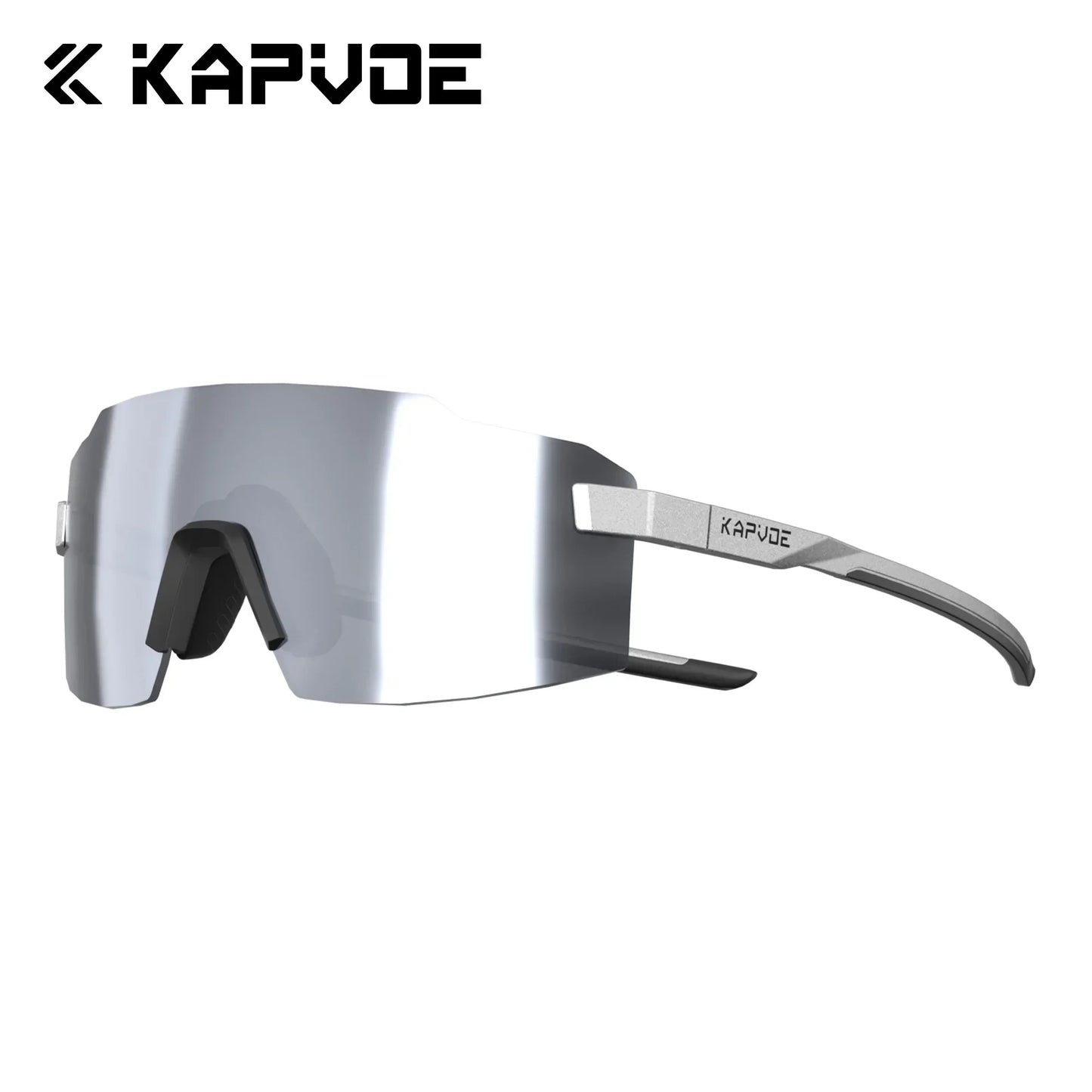 Kapvoe New Photochromic Sports Runnning Sunglasses Cycling Glasses Men Adjustable Nose Pad Women UV400 Hiking Bicycle Eyewear