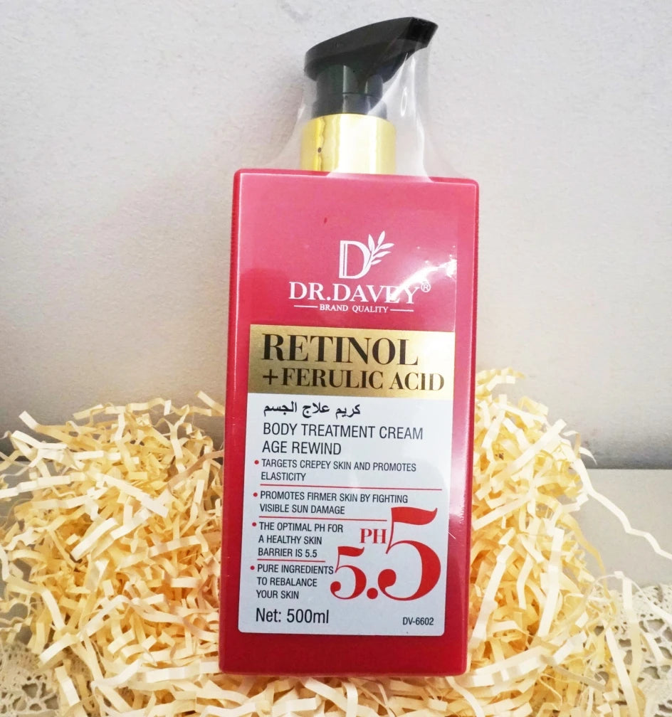 PH 5.5 Retinol Body Lotion Firming Moisturizer Wrinkle Cream Boosts Skin Firmness For Face, Body, Dry Skin Improves Elasticity