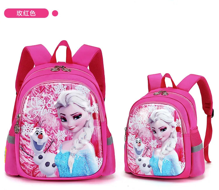 Kindergarten Schoolbag Cartoon Elsa Shoulder Bag Girl Boy Handbag Baby Children Backpack Kid Frozen Schoolbag Backpack