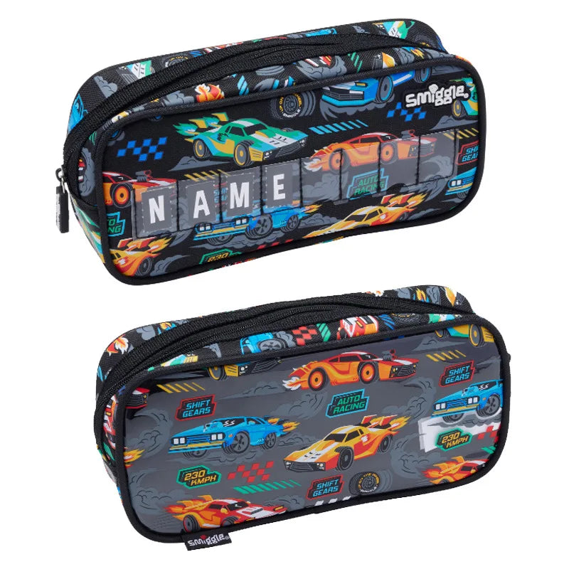 Genuine Australia Smiggle Backpack School Bag Race Car Cartoon Series Anime Backpack Student Gift Separate Purchases