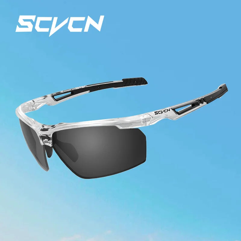 SCVCN Polarized Cycling Glasses Fishing Sunglasses UV400 Protection Bicycle Sports MTB Road Bike Eyewear Men Women Cycle Goggles