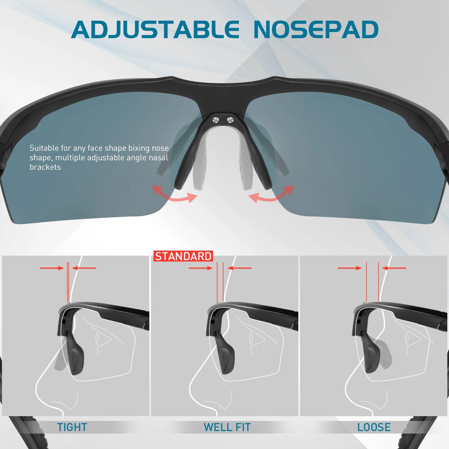 SCVCN Polarized Cycling Glasses Fishing Sunglasses UV400 Protection Bicycle Sports MTB Road Bike Eyewear Men Women Cycle Goggles