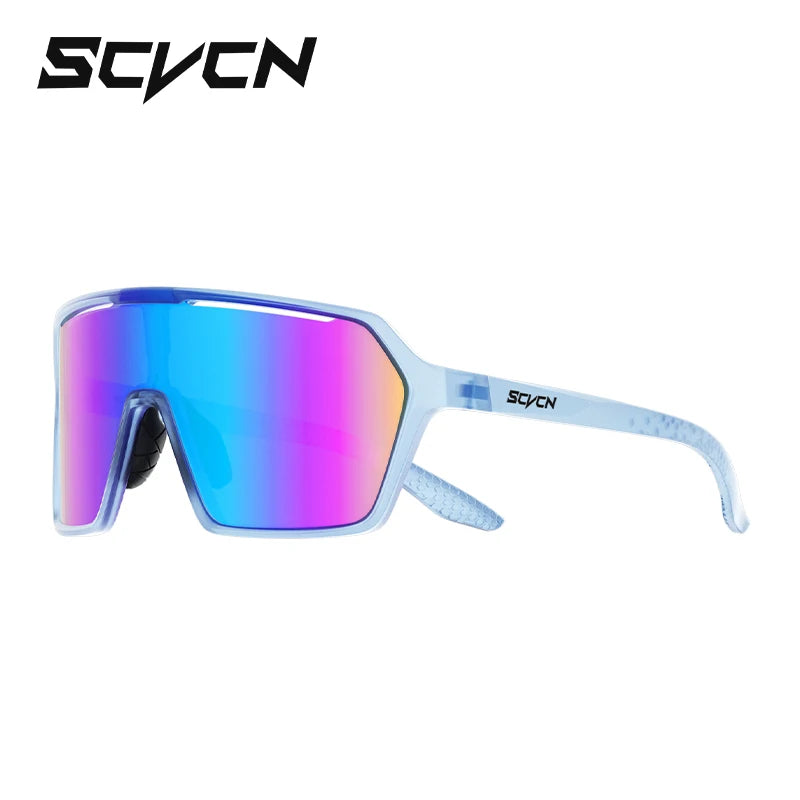 SCVCN Photochromic Sunglasses for Men Cycling Glasses UV400n Women Driving Glasses MTB Road Bike Sport Eyewear Running