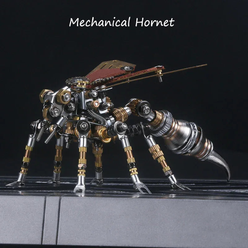 Mechanical Insect Iron Metal DIY Building Blocks 3D Three-Dimensional Assembly Model Puzzle toys Birthday Gift for Kid Adult