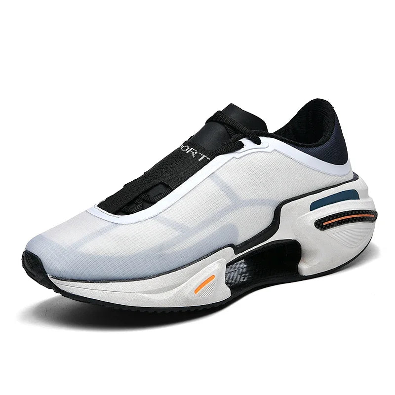 New Men's Running Shoes Breathable Soft Flat Outdoor Sports Cushioning Running Shoes Mesh Comfortable Casual Sneakers for Men