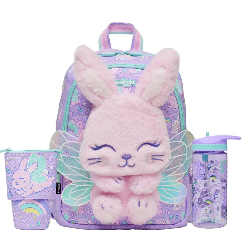 Genuine Australia Smiggle Backpack Angel Rabbit School Bag Cartoon Series Anime Backpack Student Gift Separate Purchases