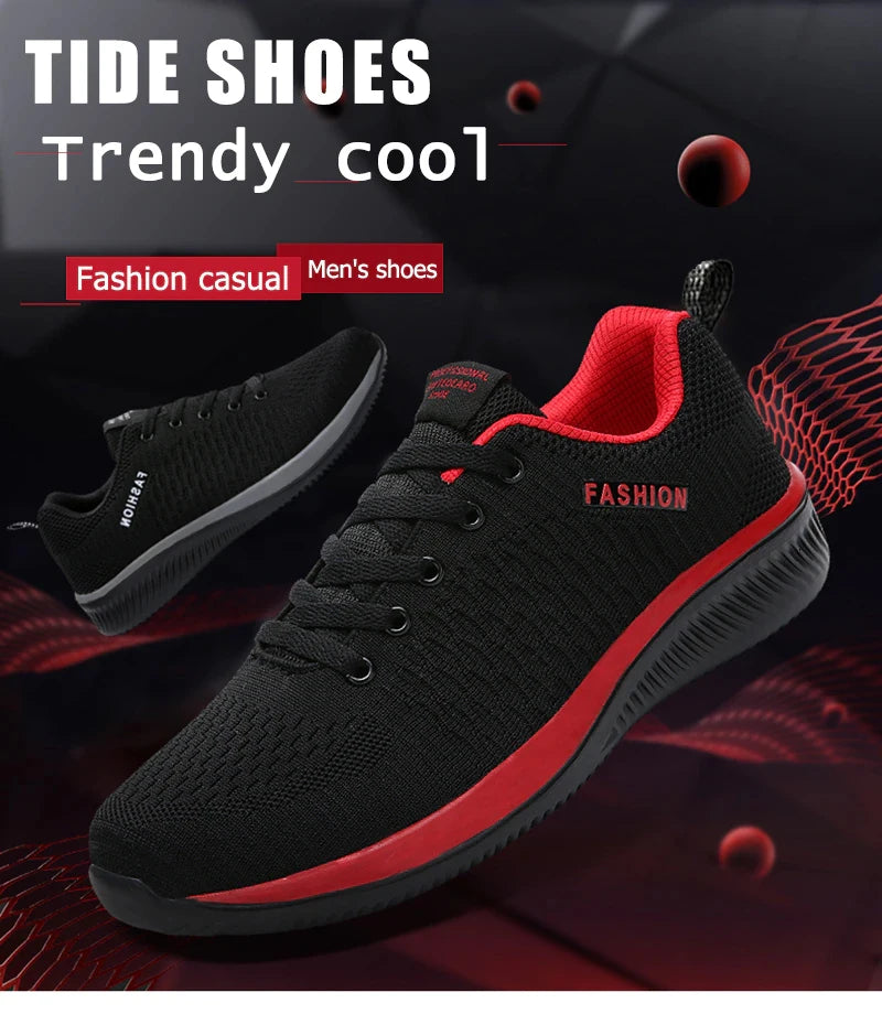 Mens Casual Sneakers Running Shoes Men Lace-up Lightweight Comfortable Breathable Big Size 46 Athletic Walking Shoes for Men