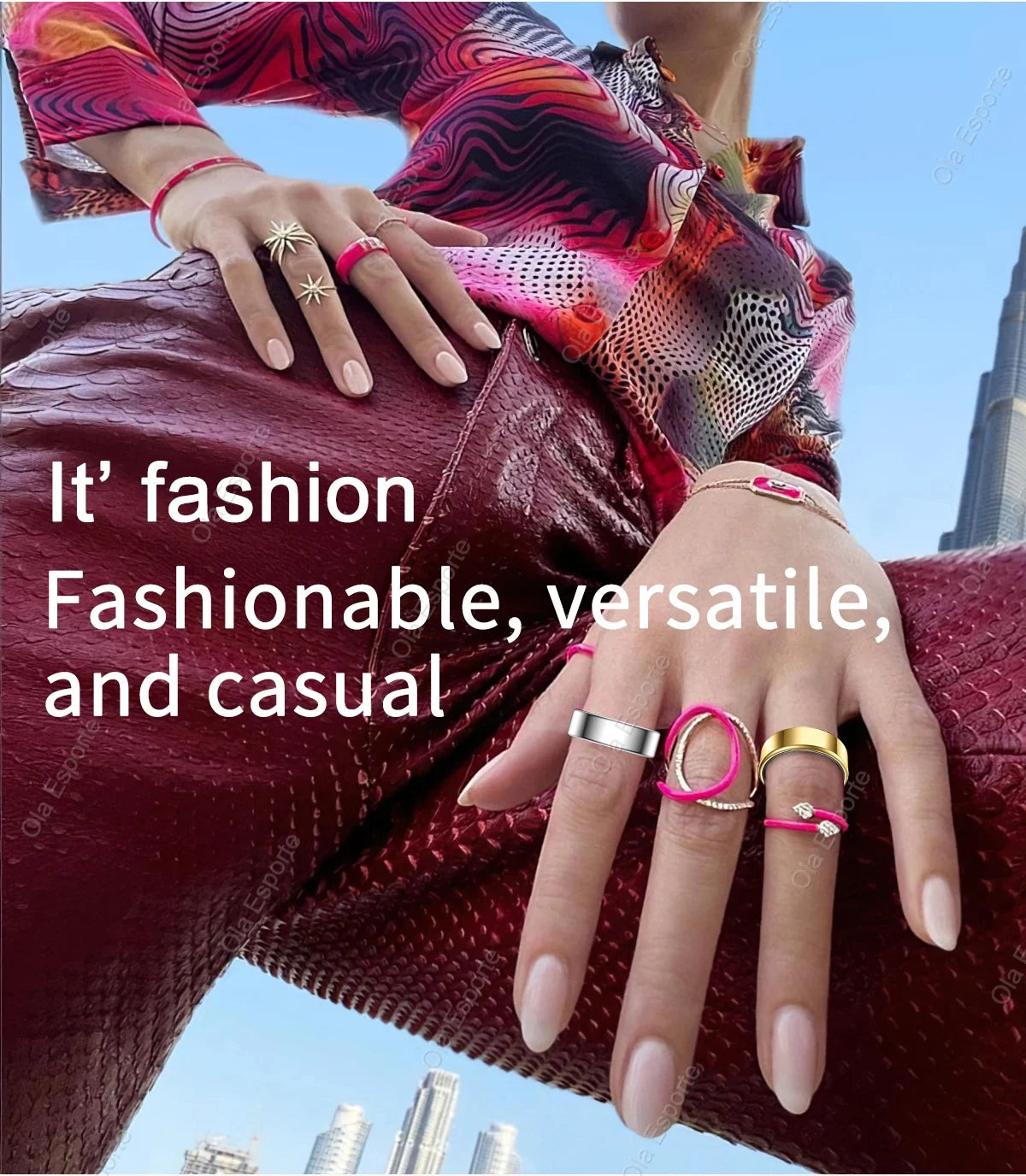 2025 جديد لـ Xiaomi Smart Ring للرجال والنساء، معدل ضربات القلب ورصد الأكسجين في الدم Smartring IP68 و 5ATM مقاوم للماء، وضع متعدد الرياضات