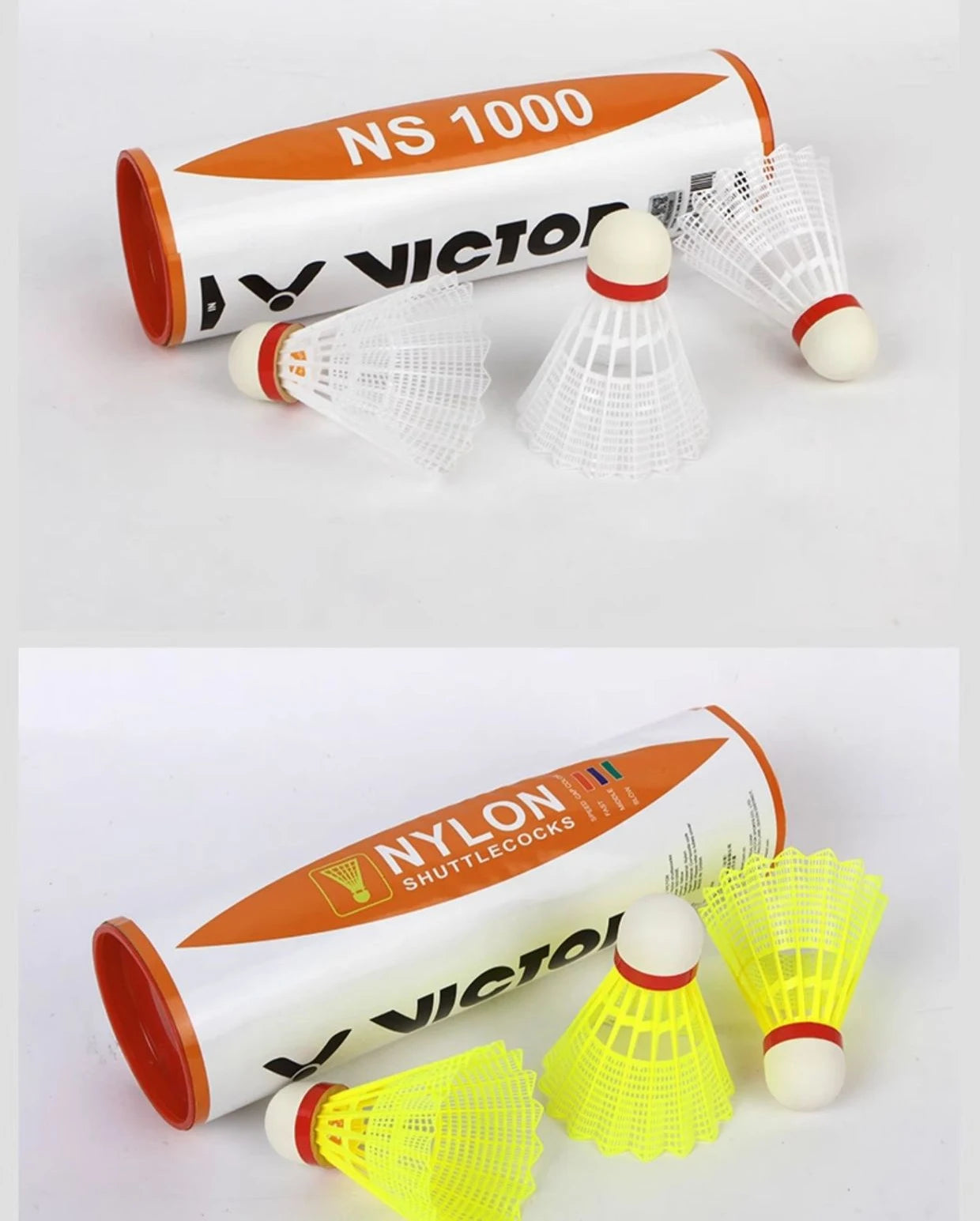 1 Tube 3Pcs Victor new carbon sound NCS artificial badminton with stable flight and endurance for matches