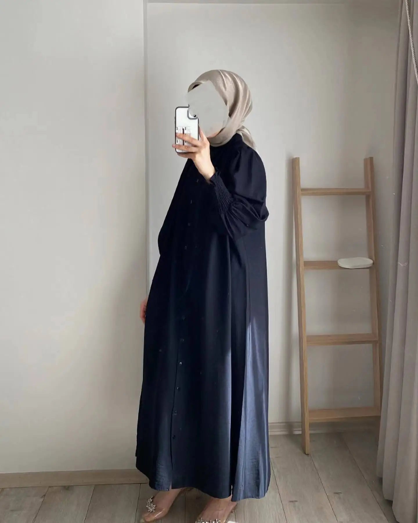 Abayas for Women Dubai Dresses Single Breasted Lace Up Jalabiya Arab Long Robe Ramadan Morocco Eid Muslim Kaftan Islam Vestidos
