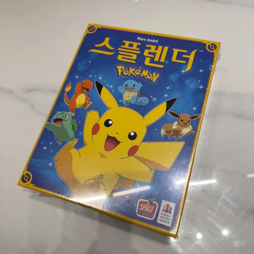 Pokémon Edition Board Game Korean Version Card Game Introductory Strategy Pokémon Party Game Family Holiday Game Birthday Gifts