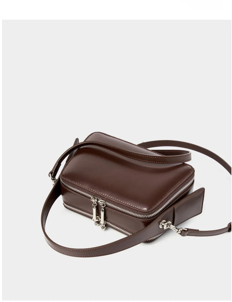 YANATARI underarm cowhide Genuine leather handbags women vintage shoulder bag female crossbody bags luxury high quality 2025