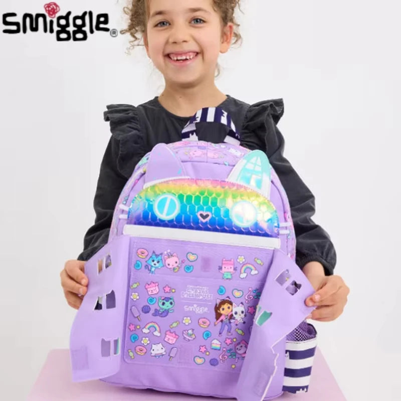 Genuine Australia Smiggle Backpack Gabby'S Dollhouse School Bag Cartoon Series Anime Backpack Student Gift Separate Purchases