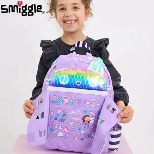 Genuine Australia Smiggle Backpack Gabby'S Dollhouse School Bag Cartoon Series Anime Backpack Student Gift Separate Purchases