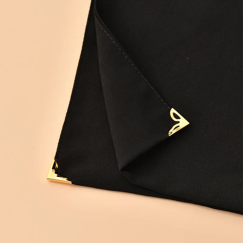 Black Chiffon Scarf Tie Back Niqab New Pearl Face Cover Muslim Prayer Khimar Niqab Face Cover for Women Solid Color Shawls