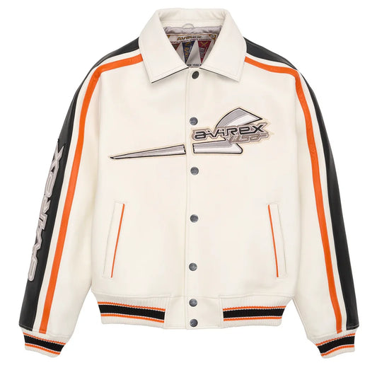 Varsity Jacket Colorblocking Men's Genuine Leather apparel America Size French Sheepskin Autumn Winter Warm Thickness Coat tops