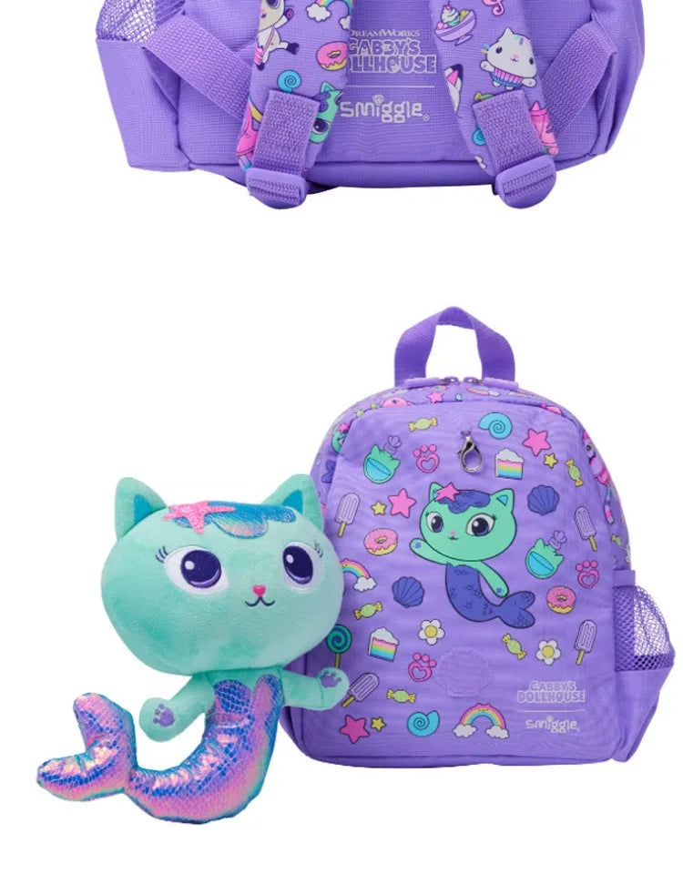 Genuine Australia Smiggle Backpack Gabby'S Dollhouse School Bag Cartoon Series Anime Backpack Student Gift Separate Purchases