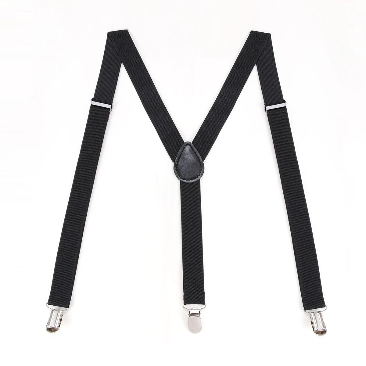 🎩 GrabliWorld Adjustable Y-Shape Suspenders – Unisex Classic Suit Accessory
