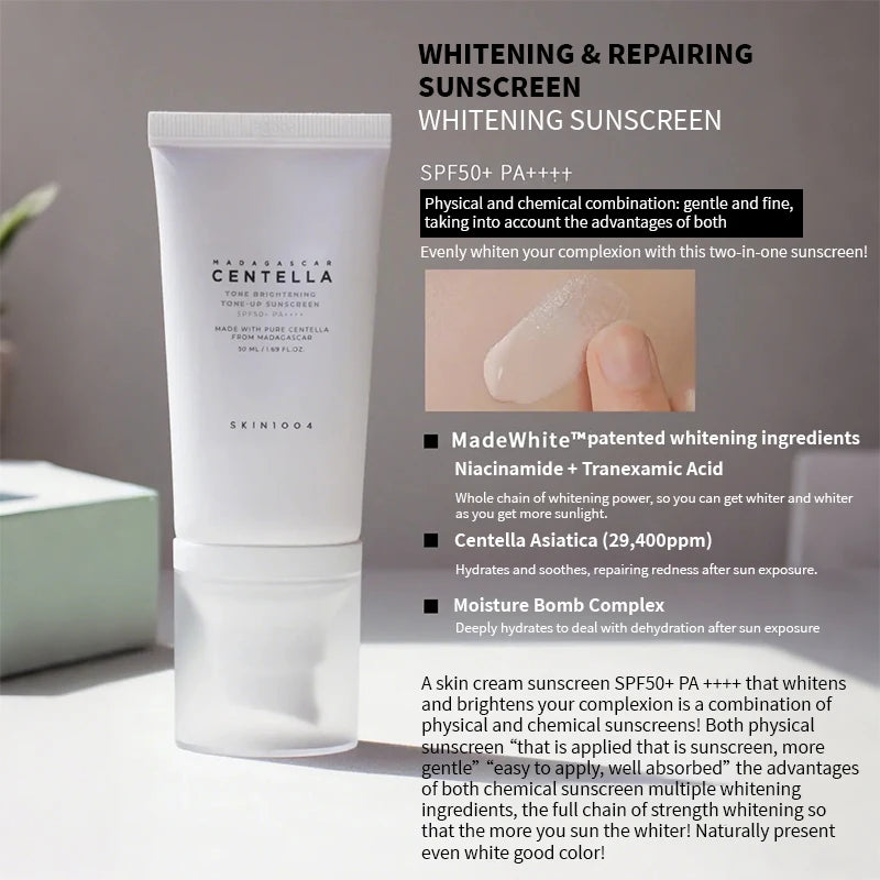 Original Centella Skin1004 Madagascar Centella Skincare Travel Kit Serum Facial Whitening Cream Toner Cleansing Oil Cleanser Set
