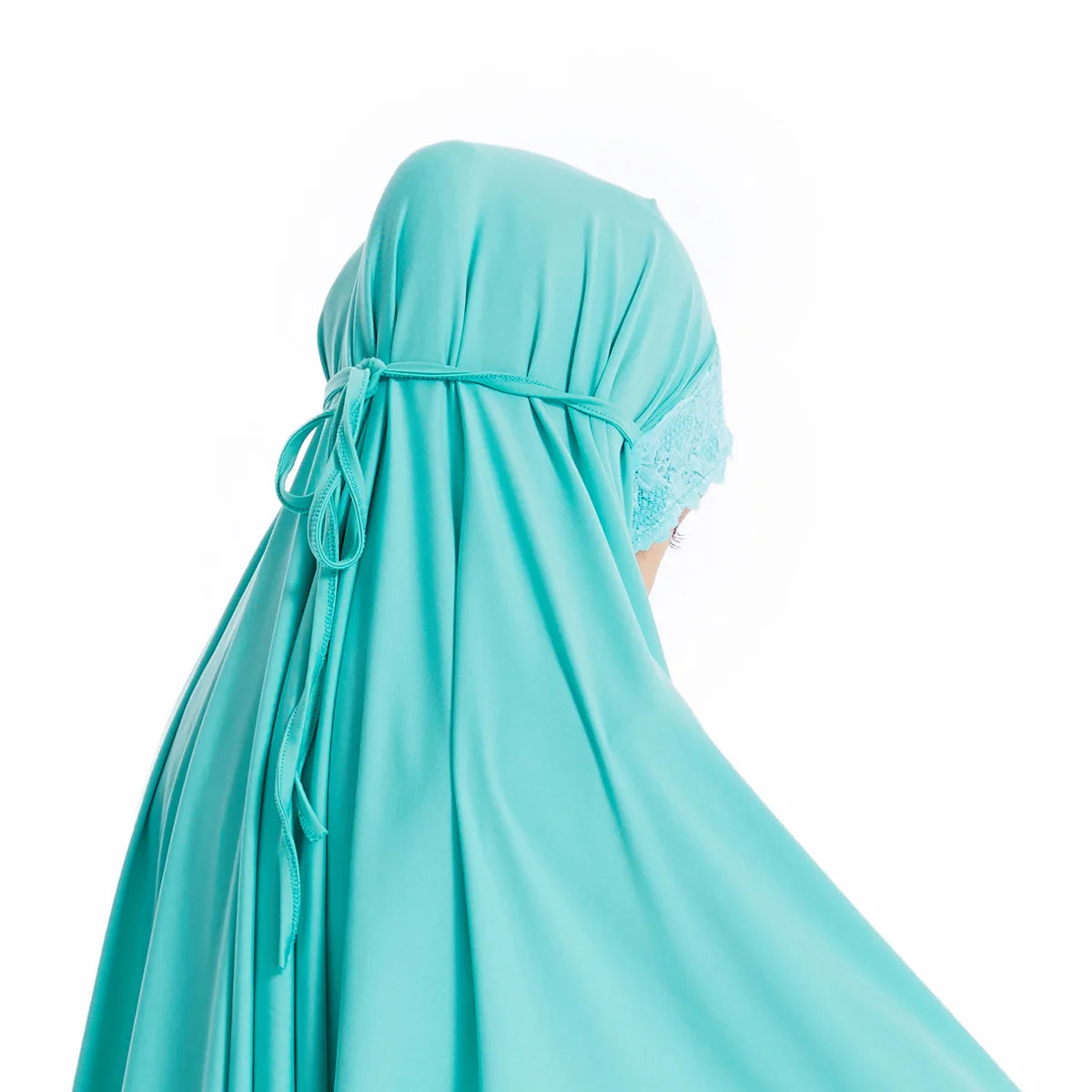 Dubai Abaya Children Robe Middle East Islamic Girls Headscarf Kaftan Arab Ramadan Eid Muslim Kids Prayer Hijab Skirts Set Modest