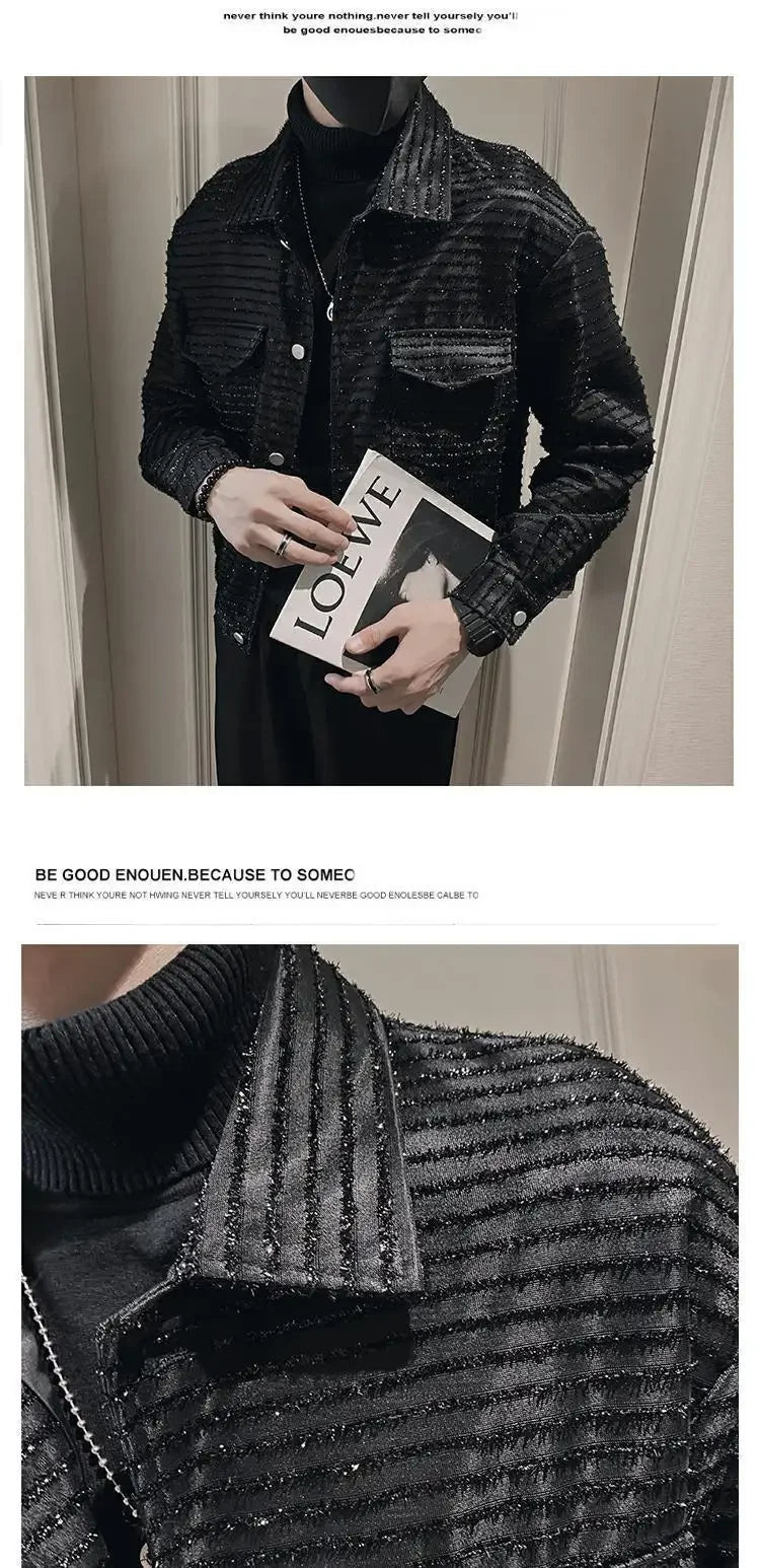 Men's High-End Casual Jacket – Spring Autumn Lightweight Trendy Blazer