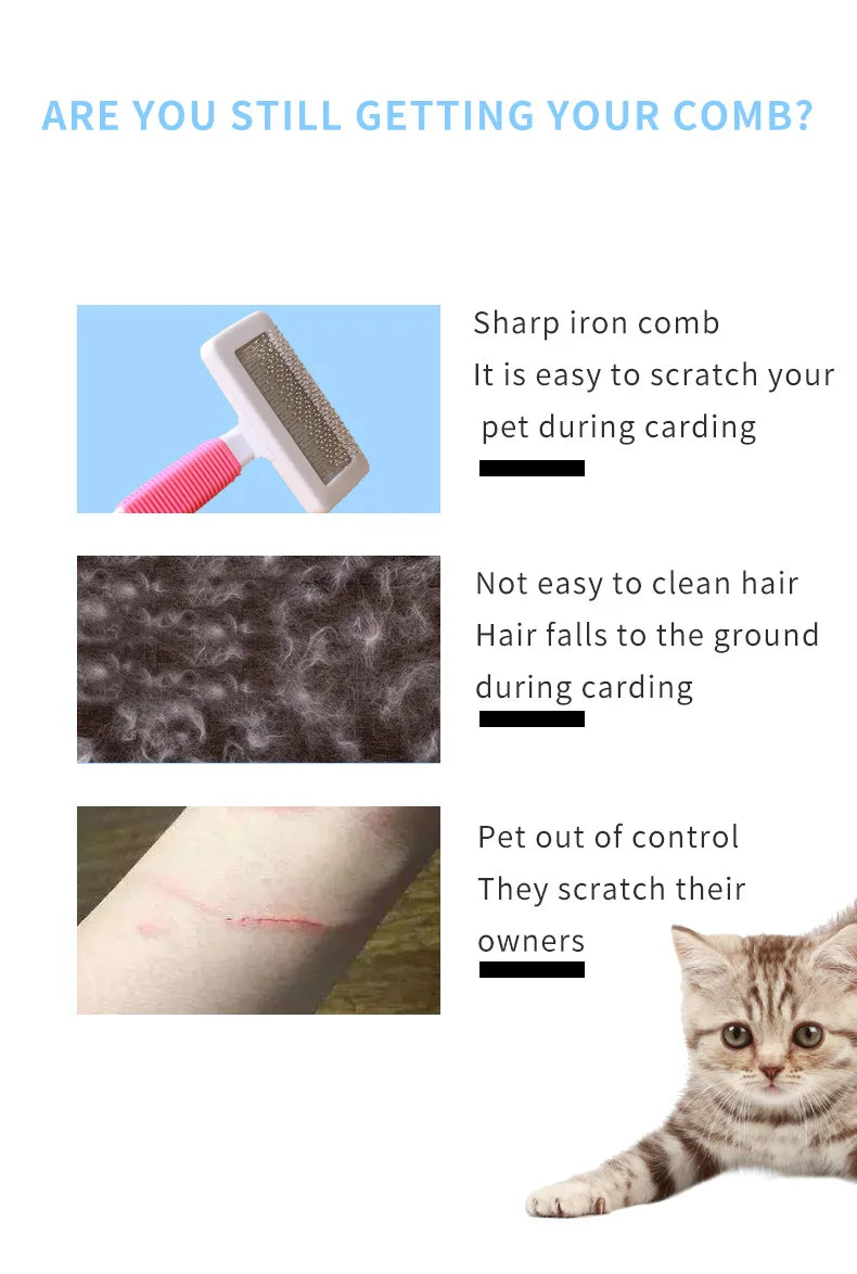 Hot Sell 1PC Cat Hair Remove Gloves Rubber Pet Beauty Cleaning Grooming Effective Massage Dog Combs Floating Brush 6 Color