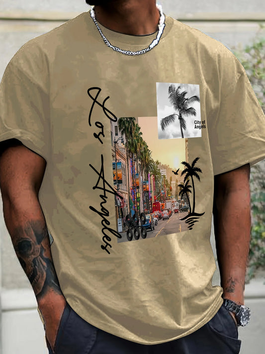 Men’s Summer 100% Pure Cotton Casual Sports T-Shirt
