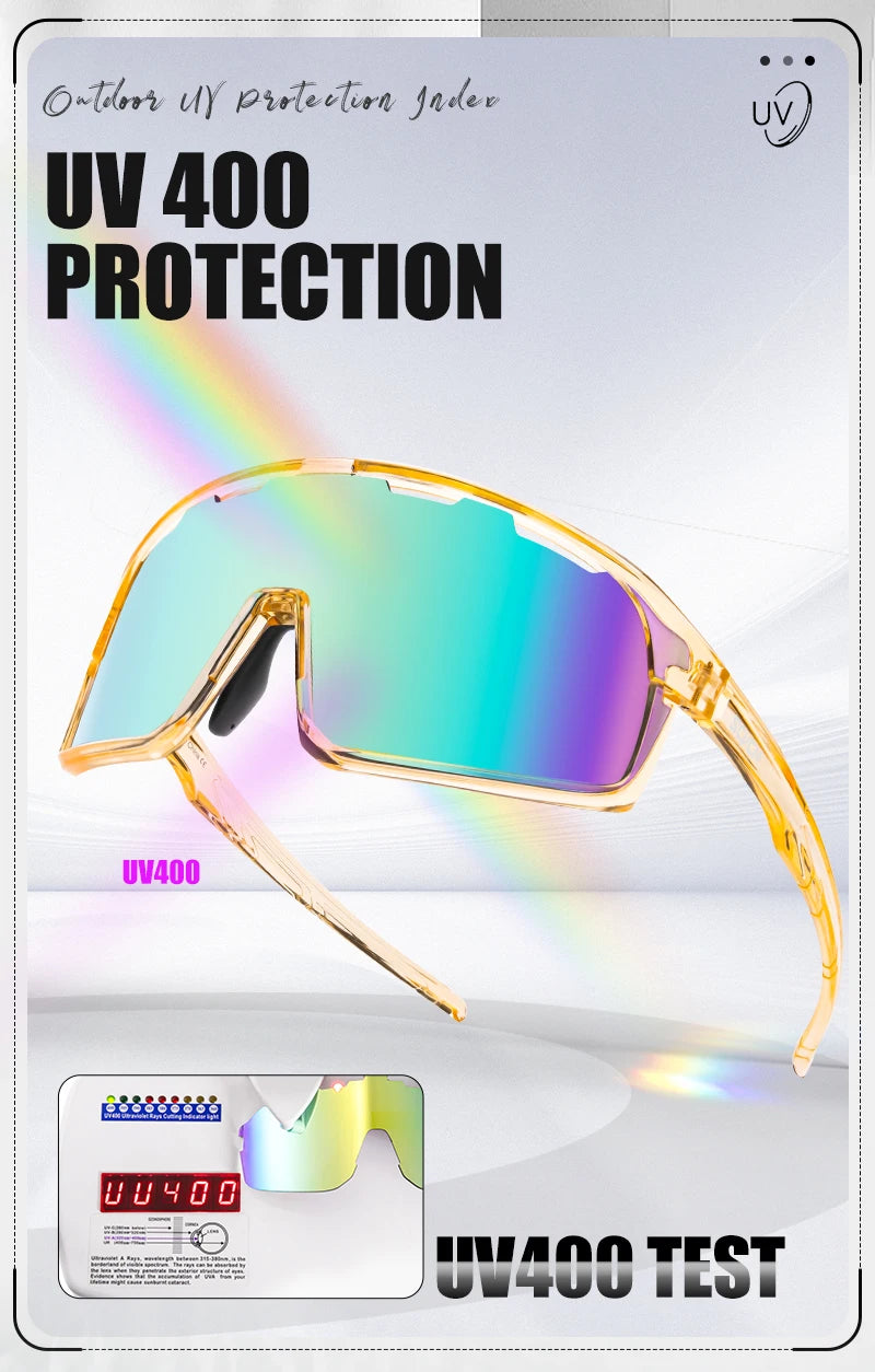 SCVCN Hot MTB Bicycle Photochromic Sunglasses Men Outdoor Sports Cycling Glasses Women Driving Bike Eyewear UV400 Hiking Goggles