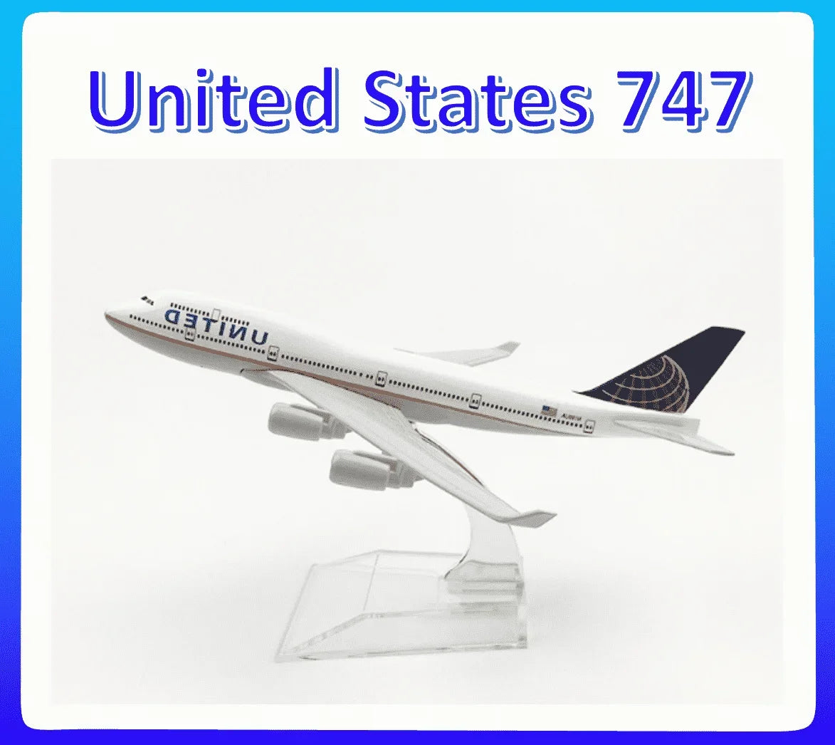Multiple Simulation Of  Boeing 747 737  757 777 787 Aircraft Model 20cm Alloy Metal Airplane Plane  Decoration Ornaments