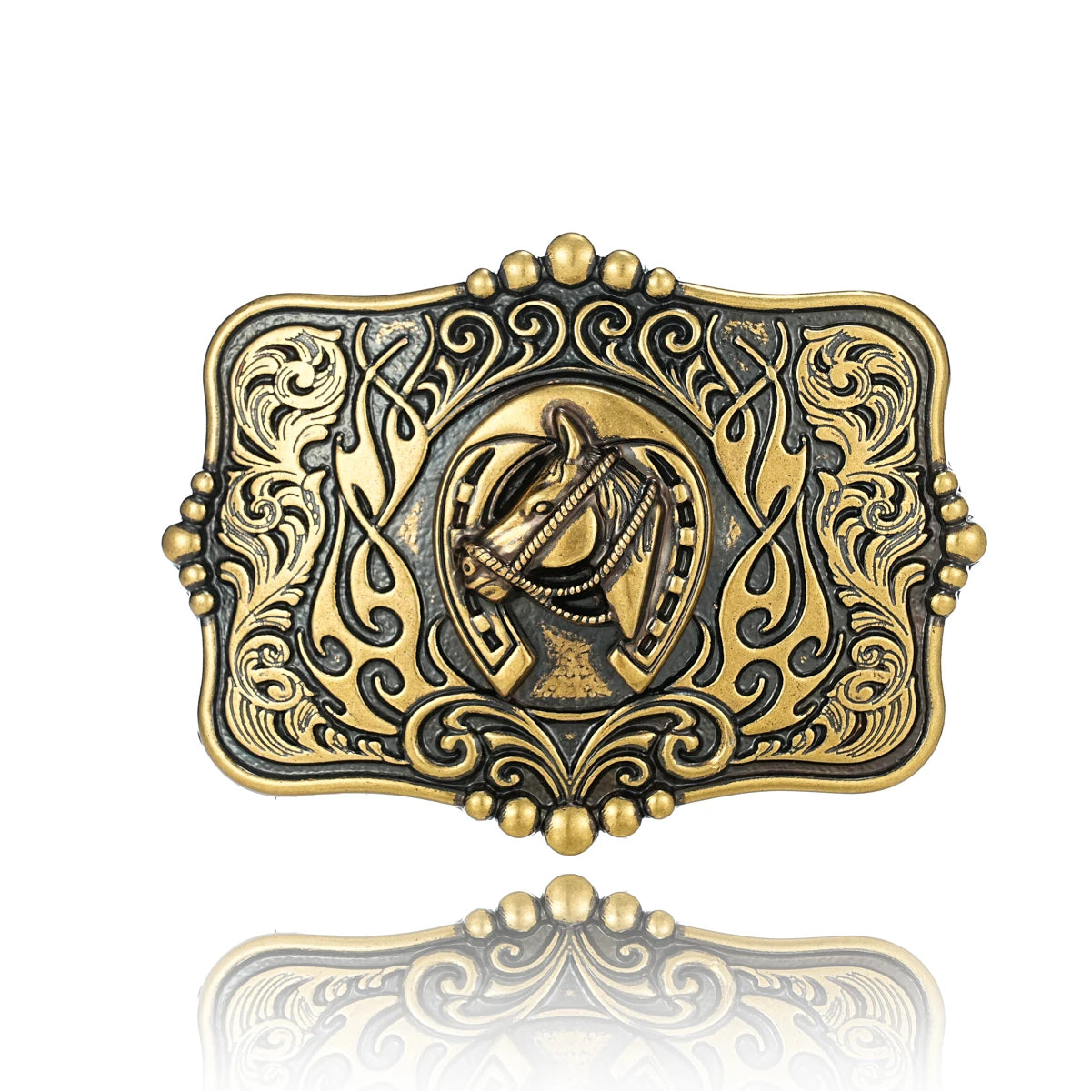 Western Cowboy Return to the ancients belt buckle - stylish and unique stylish waist accessory Men and women