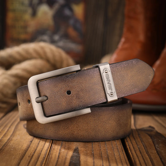 Vintage meets fashion! PU alloy buckle belt, suitable for both men and women, to create a personalized Western style