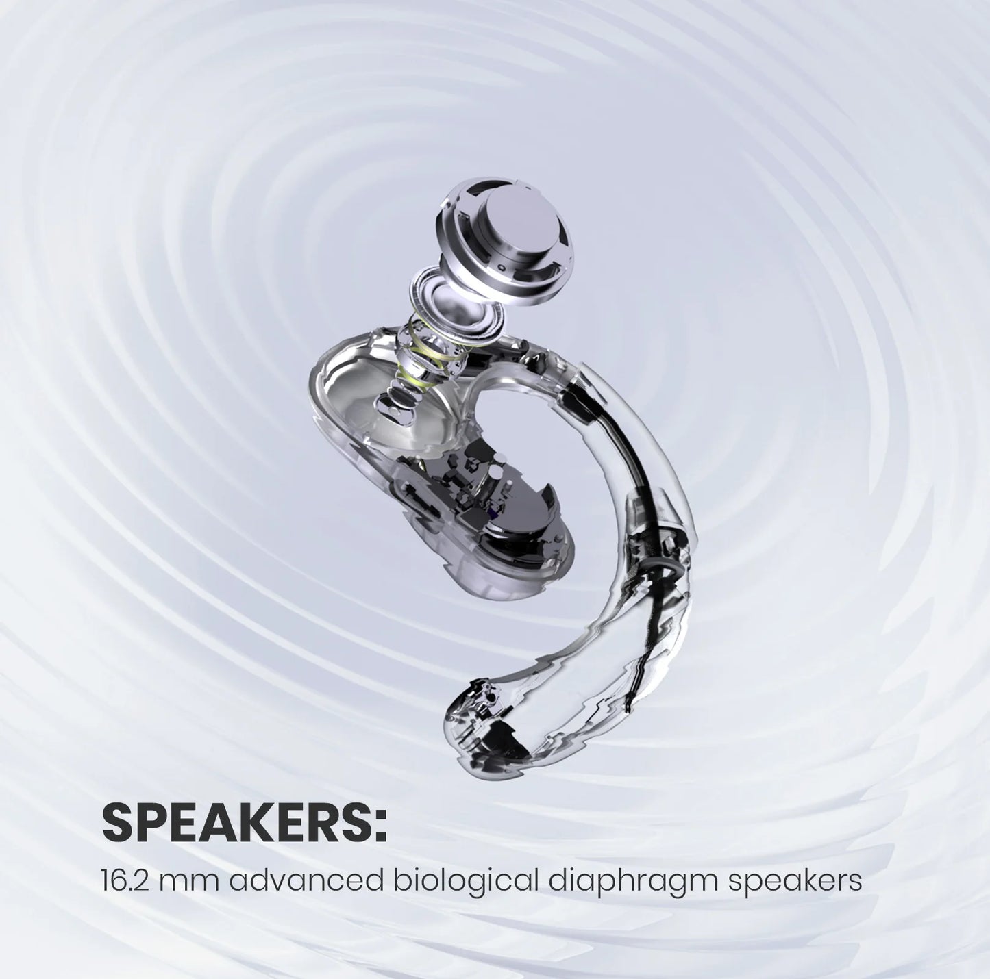 Oneodio OpenRock Pro Open Ear Wireless Headphones Sports Air Conduction Bass Earphones Bluetooth 5.2 Earbuds TWS With 4 Mic ENC