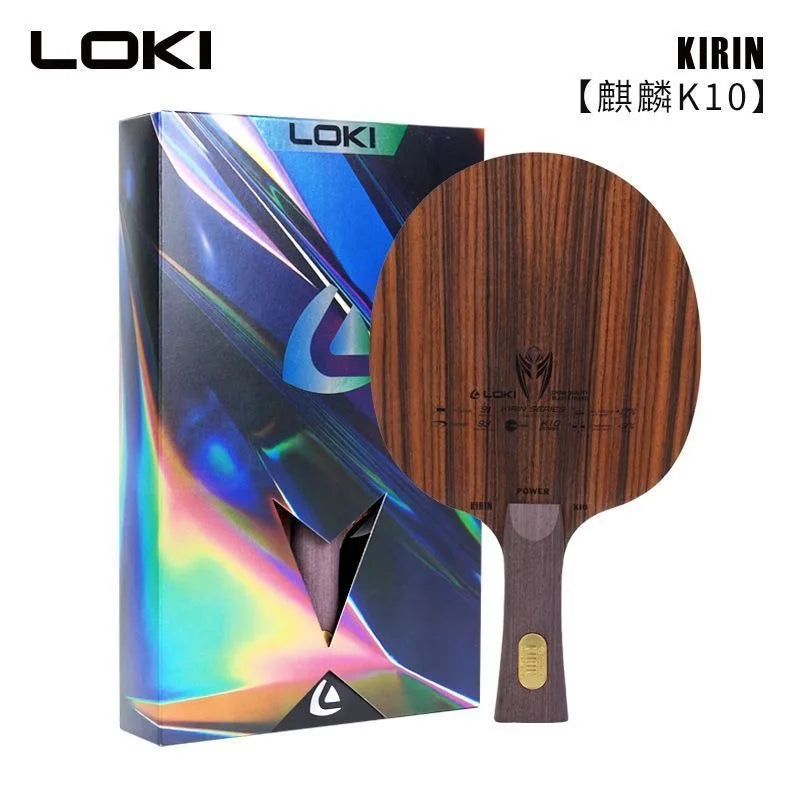 LOKI KIRIN K9 K10 K11 Professional Carbon Fiber OFF+ K7 Pure Wood Table Tennis Blade Original LOKI Ping Pong Blade Bat