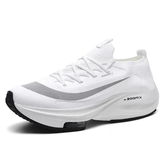 Outdoor Marathon Couple Sneaker Height Increasing Running Shoes for Men Original Soft Walking Tenis Boys Girls Sport Footwear 46