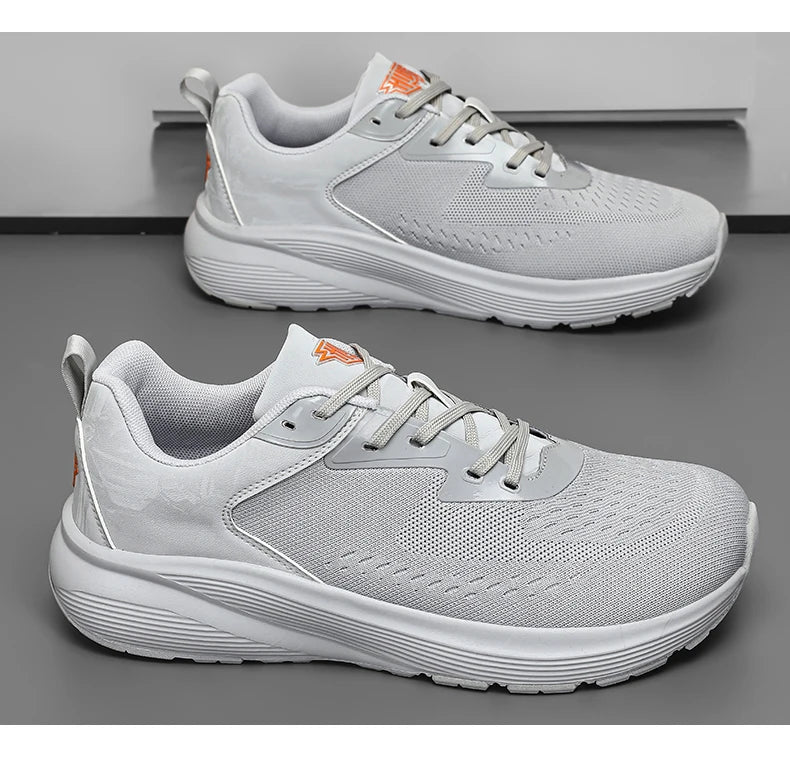 Couples breathable mesh casual sports shoes summer new non-slip outdoor running shoes plus size light men and women's sneakers