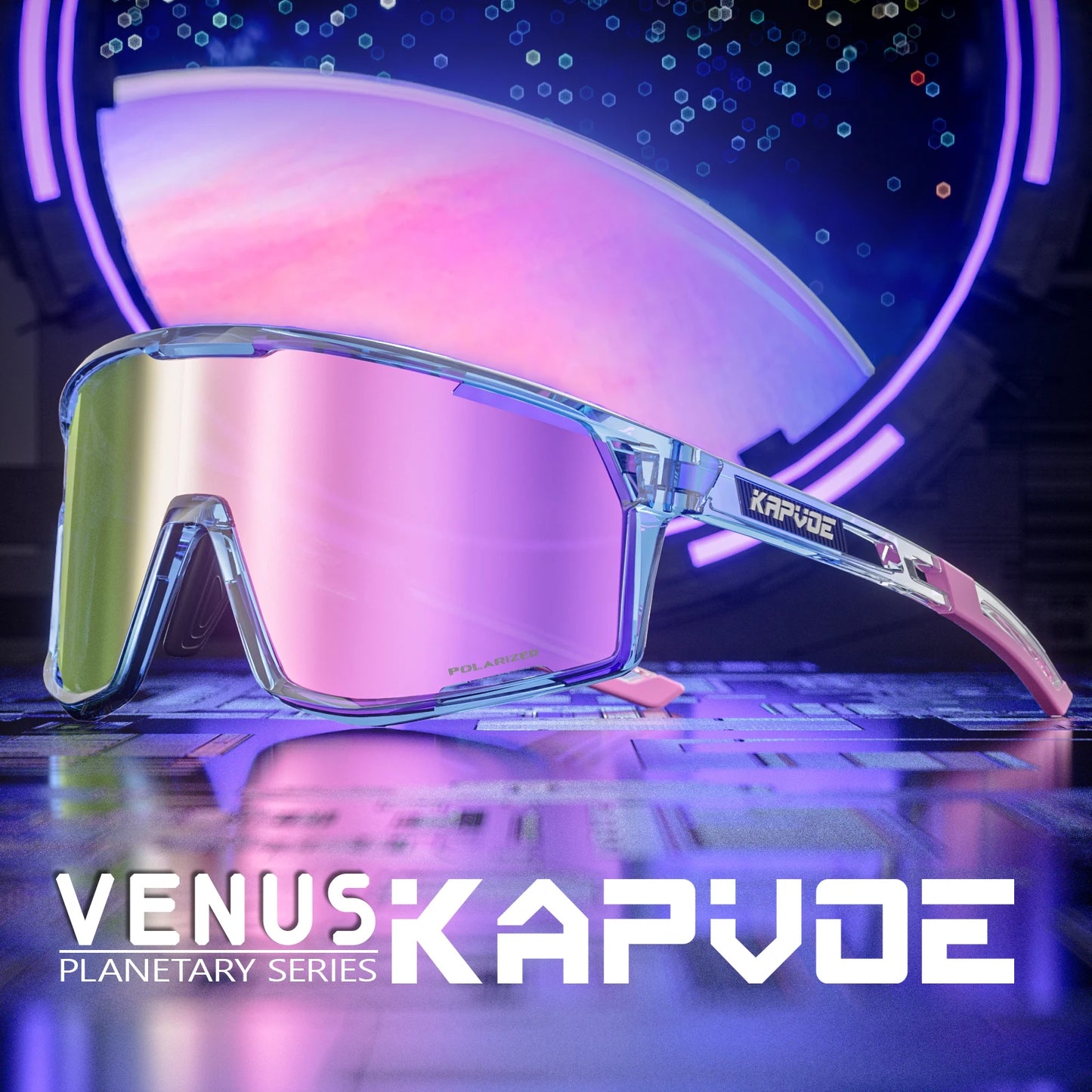 KAPVOE Outdoor Polarized Sunglasses Sports Bike Cycling Glasses Man MTB Hiking Glasses Women Driving Bicycle UV400 Goggles New