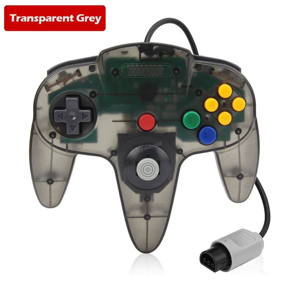 8 Colors For N64 Controller Classic Wired Remote Control Gamepad Gaming Joystick Retro Video Game System For N64 Console Joypads