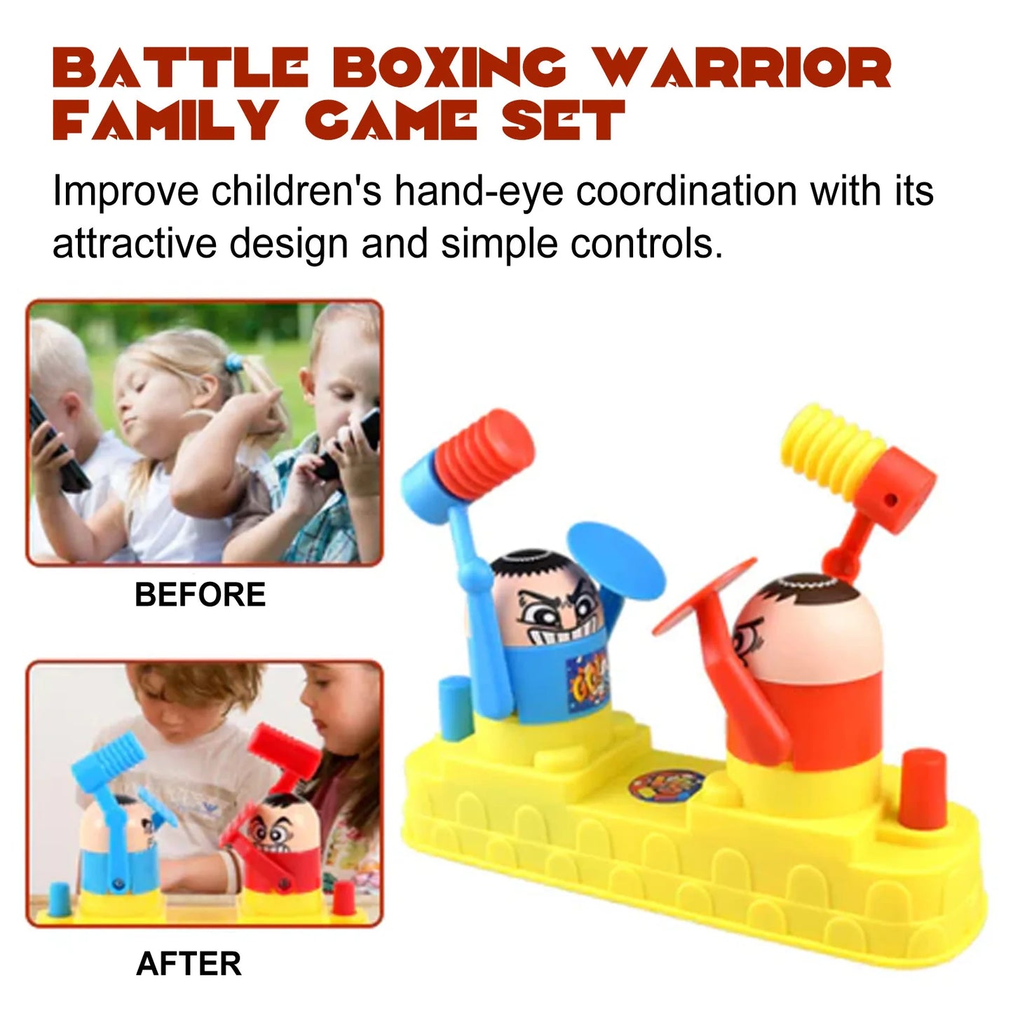 Combat Boxing Warrior Family Game Set Parent Child Fun Interactive Desktop Puzzle Game reduce pressure board party game gift kid