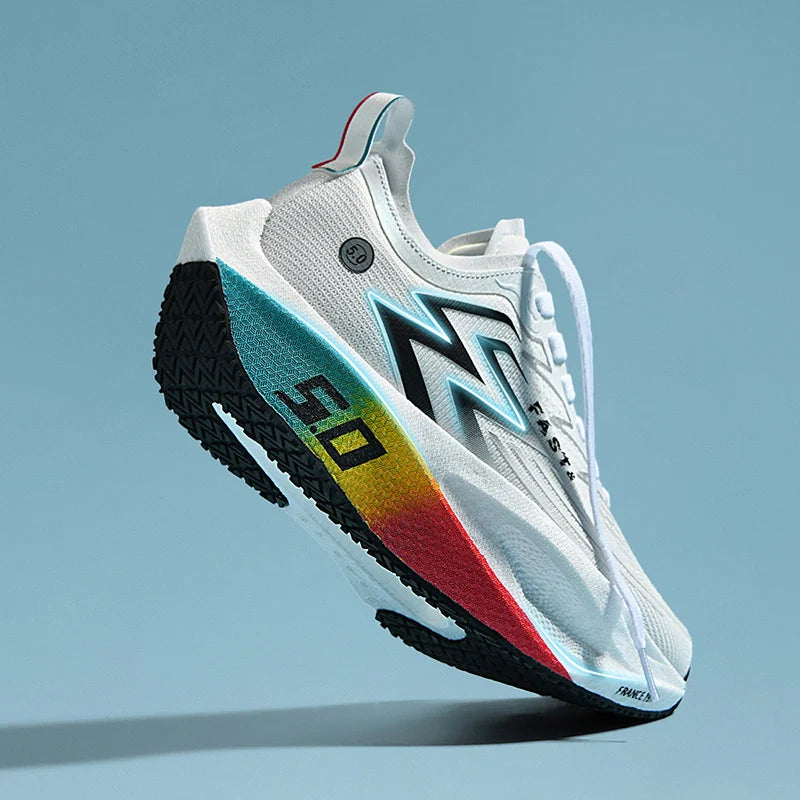 Men's Sports Shoes Cushioning Non-Slip Flat Wear Resistant Sneakers Mesh Breathable Platform Soft Running Shoes for Man
